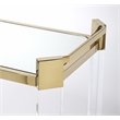 Beaumont Lane Metropolitan Living Acrylic Serving Cart in Gold