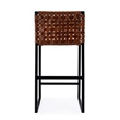 Beaumont Lane Metal Brown Counter Stool Rectangular 27