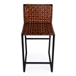 Beaumont Lane Metal Brown Counter Stool Rectangular 27