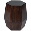 Beaumont Lane Metropolitan Living Wood Accent Table in Gold