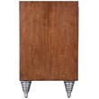 Beaumont Lane Leather Brown Sideboard Rectangular
