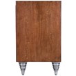 Beaumont Lane Leather Brown Sideboard Rectangular