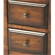 Beaumont Lane Poplar Hardwood Brown Chairside Table Rectangular