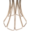 Beaumont Lane Metal Furniture Metal and Mirror End Table in Gold and Silver