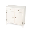 Beaumont Lane Bayur Wood White Cabinet Rectangular 31