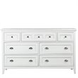 Beaumont Lane Traditional Soft White 7 Drawer Dresser