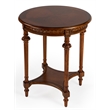 Beaumont Lane Ash Burl Lamp Table in Brown