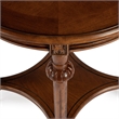 Beaumont Lane Ash Burl Lamp Table in Brown