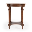 Beaumont Lane Ash Burl Lamp Table in Brown