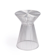 Beaumont Lane Modern Silver Metal End Table