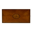Beaumont Lane Ash Burl Brown Chairside Table Rectangular 11.5