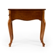 Beaumont Lane Ash Burl Brown Chairside Table Rectangular 11.5