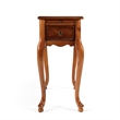 Beaumont Lane Ash Burl Brown Chairside Table Rectangular 11.5