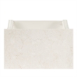 Beaumont Lane Marble Nightstand in White