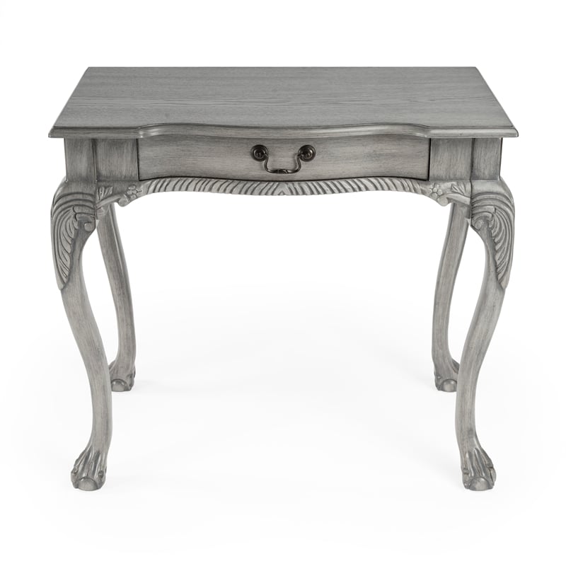 Beaumont Lane Wood Writing Desk in Gray