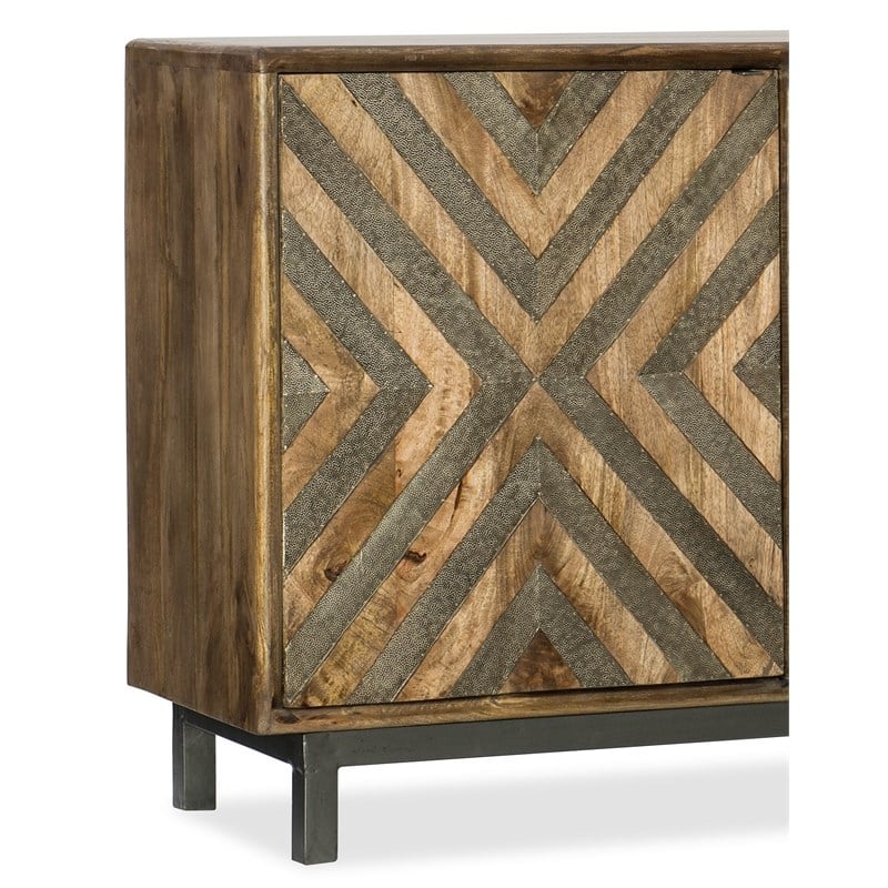 Beaumont Lane Modern Wood Entertainment Console for TVs up to 69