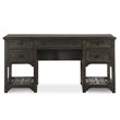 Beaumont Lane Computer Credenza in Weathered Peppercorn