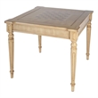 Beaumont Lane Transitional Antique Beige Multi-Game Card Table