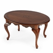 Beaumont Lane Traditional Oval Olive Ash 4 Legs Coffee Table
