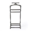 Beaumont Lane Traditional Wood Valet Stand in Powder Grey Finish