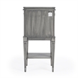 Beaumont Lane Traditional 4-Drawer Wood Chest in Powder Gray