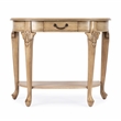 Beaumont Lane Wood Antique Beige Console Table Demilune 36.5