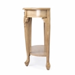 Beaumont Lane Wood Antique Beige Console Table Demilune 36.5