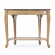 Beaumont Lane Wood Antique Beige Console Table Demilune 36.5