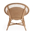 Beaumont Lane Transitional Woven Rattan Accent Chair - Natural