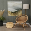 Beaumont Lane Transitional Woven Rattan Accent Chair - Natural