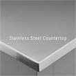 Beaumont Lane Modern Stainless Steel Top Kitchen Cart in Gray