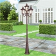 Beaumont Lane Contemporary 4 Light Bronze Outdoor Post Light