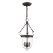Beaumont Lane Contemporary Steel 3 Light Bronze Chain Lantern