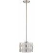 Beaumont Lane Contemporary Mini Pendant Light in Brushed Nickel