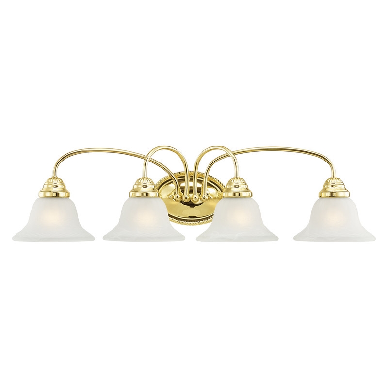 Beaumont Lane Contemporary Steel Bath Light in Polished Brass