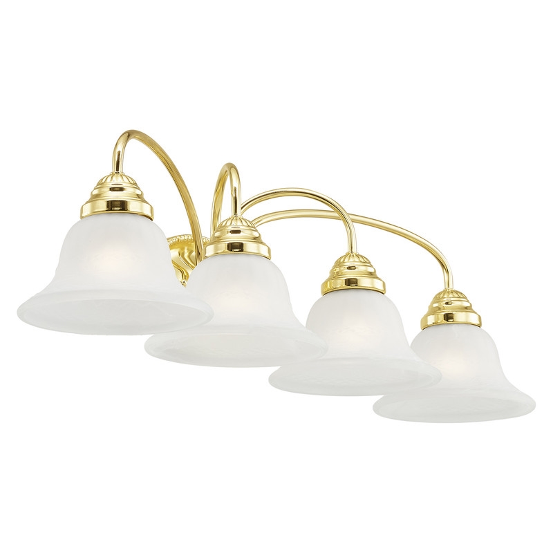 Beaumont Lane Contemporary Steel Bath Light in Polished Brass