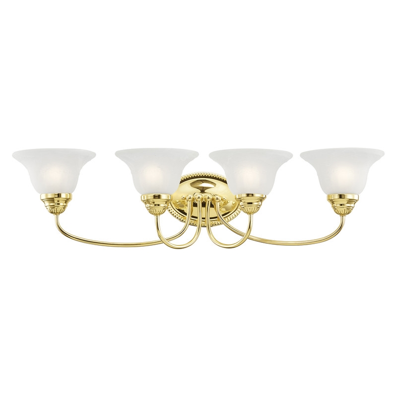 Beaumont Lane Contemporary Steel Bath Light in Polished Brass