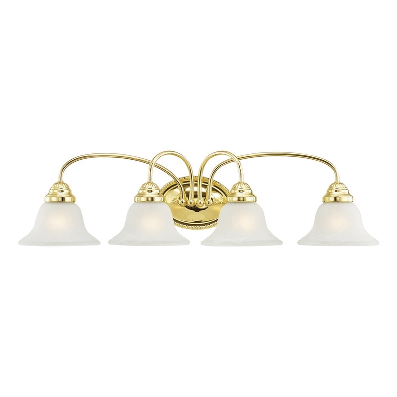 Beaumont Lane Contemporary Steel Bath Light in Polished Brass