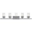 Beaumont Lane Contemporary 5 Light Bath Vanity Light in Polished Chrome