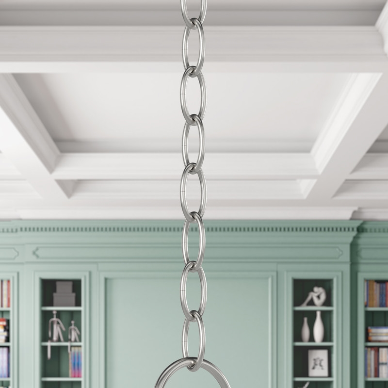 Beaumont Lane Contemporary Brushed Nickel 3' Standard Decorative Chain