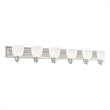 Beaumont Lane Contemporary 6 Light Brushed Nickel Bath Light