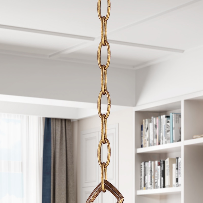 Beaumont Lane Contemporary Vintage Gold Leaf 3' Standard Decorative Chain