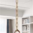 Beaumont Lane Contemporary Vintage Gold Leaf 3' Standard Decorative Chain