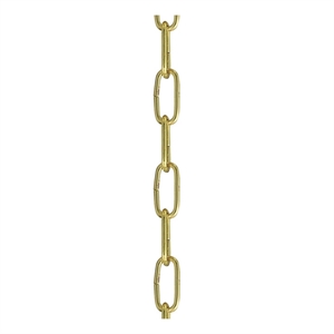 Beaumont Lane Contemporary Polished Brass 3' Heavy Duty Decorative Chain