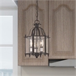 Beaumont Lane Contemporary 3 Light Bronze Chain Hang/Ceiling Mount