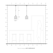 Beaumont Lane Contemporary 3 Light Bronze Chain Hang/Ceiling Mount