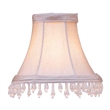 Beaumont Lane Contemporary Steel Three Light Pewter Lamp Shade