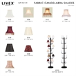 Beaumont Lane Contemporary Steel Three Light Pewter Lamp Shade