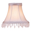 Beaumont Lane Contemporary Steel Three Light Pewter Lamp Shade