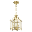 Beaumont Lane Contemporary 3 Light Polished Brass Chain Hang/Ceiling Mount